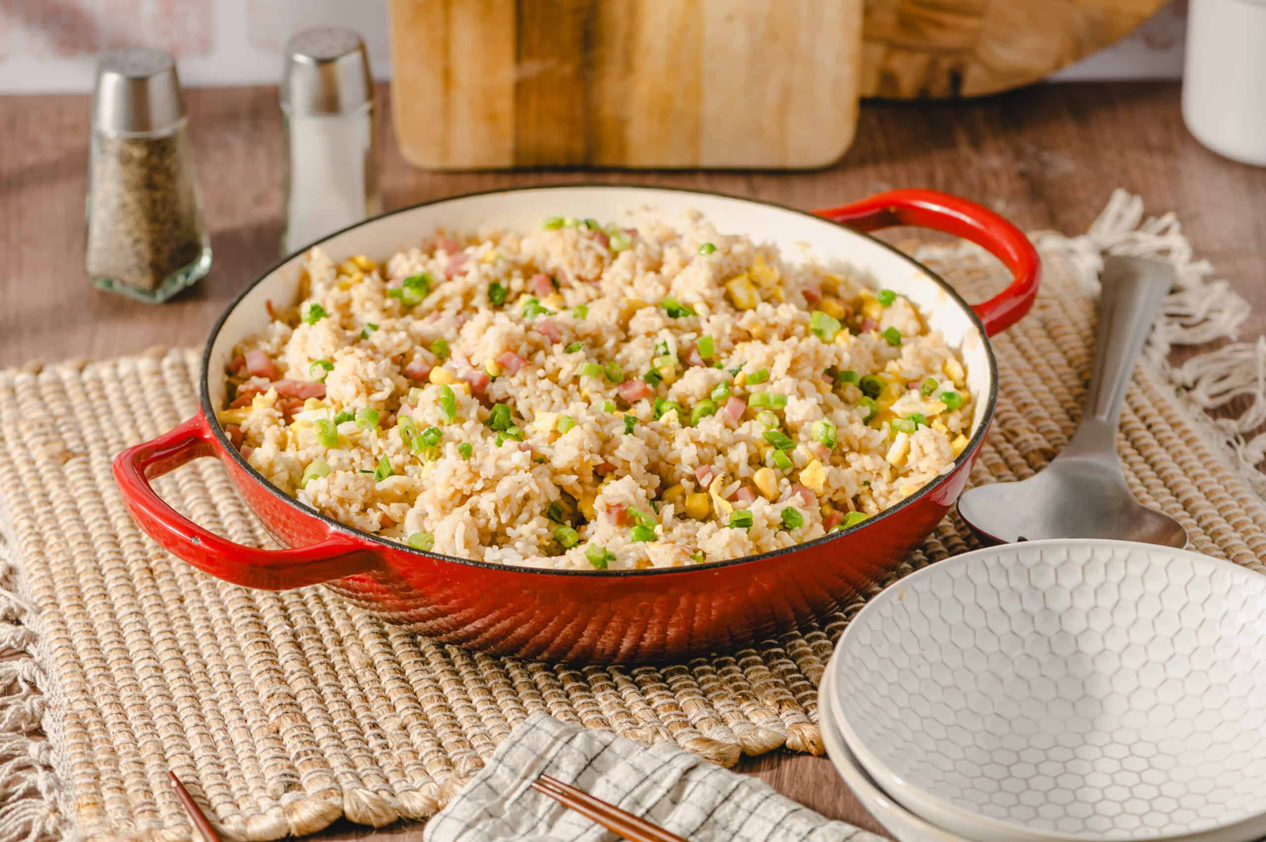 Amazing Ham Fried Rice - Hey Recipe