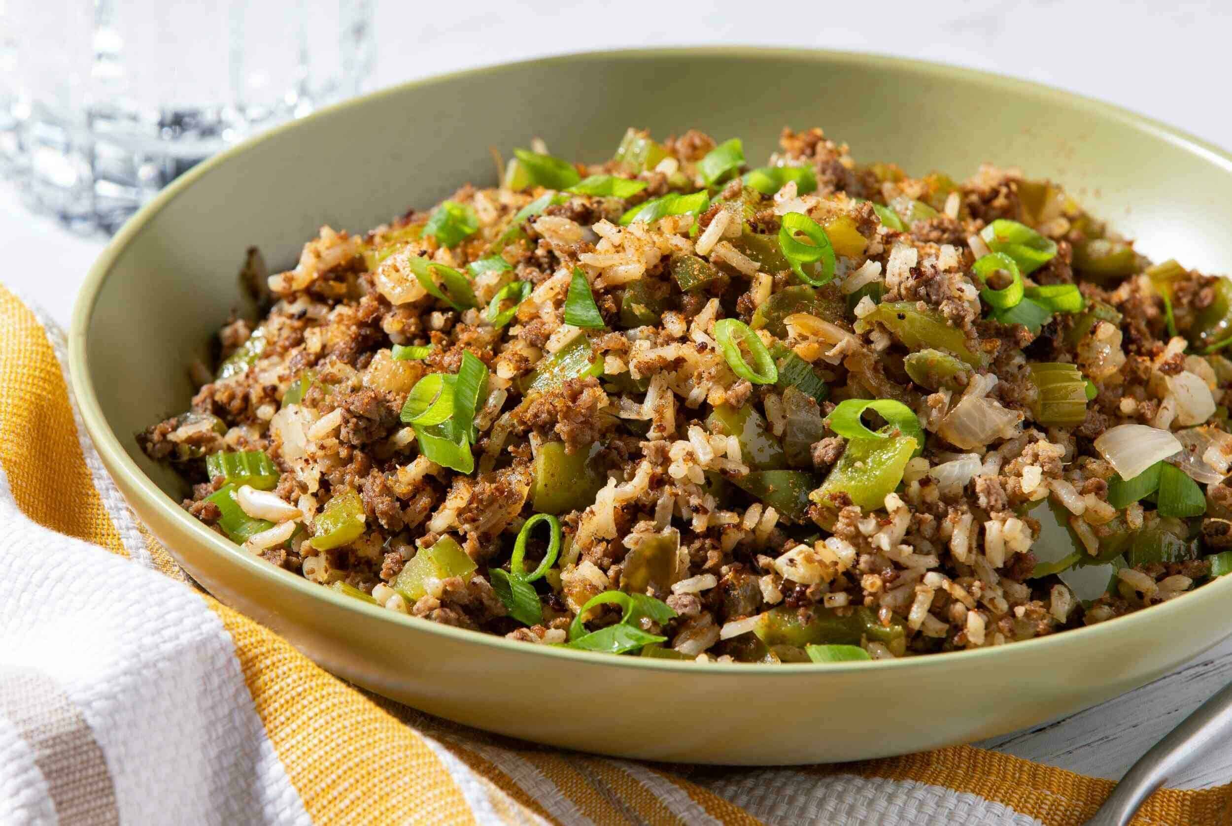 Easy Dirty Rice - Hey Recipe