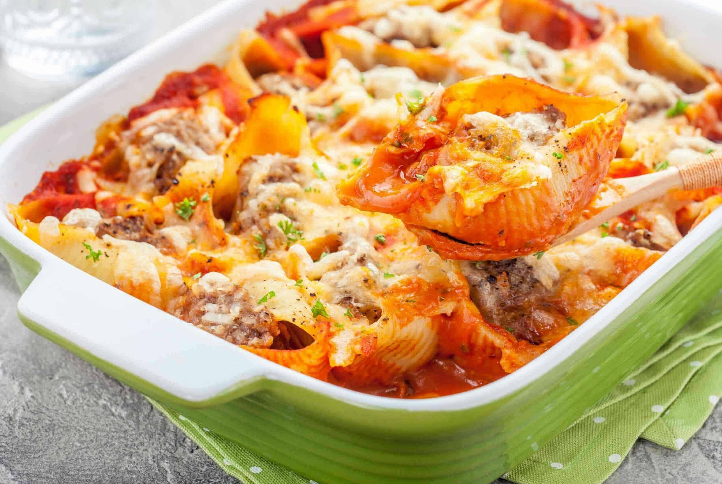 Italian Stuffed Pasta Shells - Hey Recipe