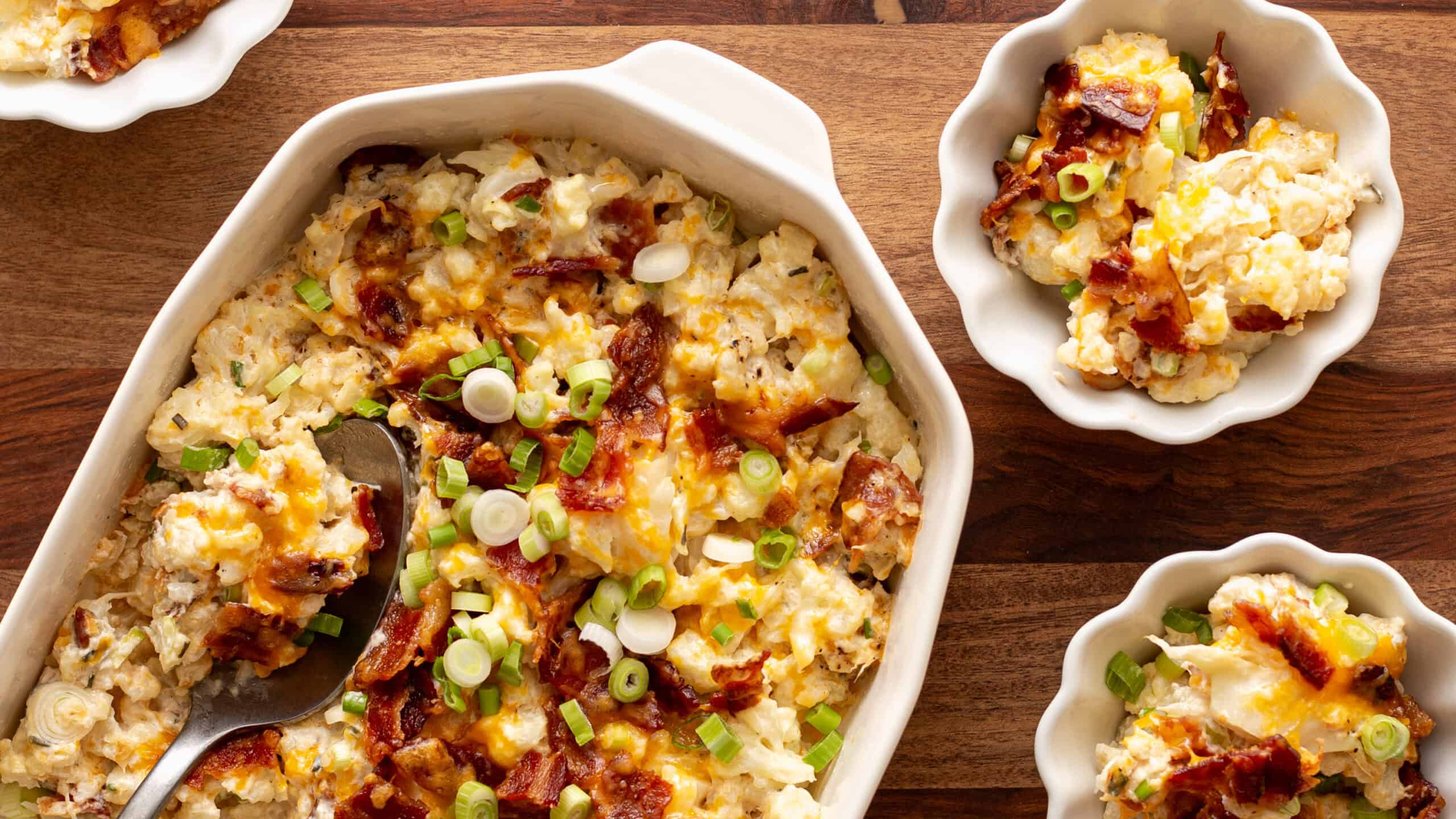 Loaded Cauliflower Bake - Hey Recipe