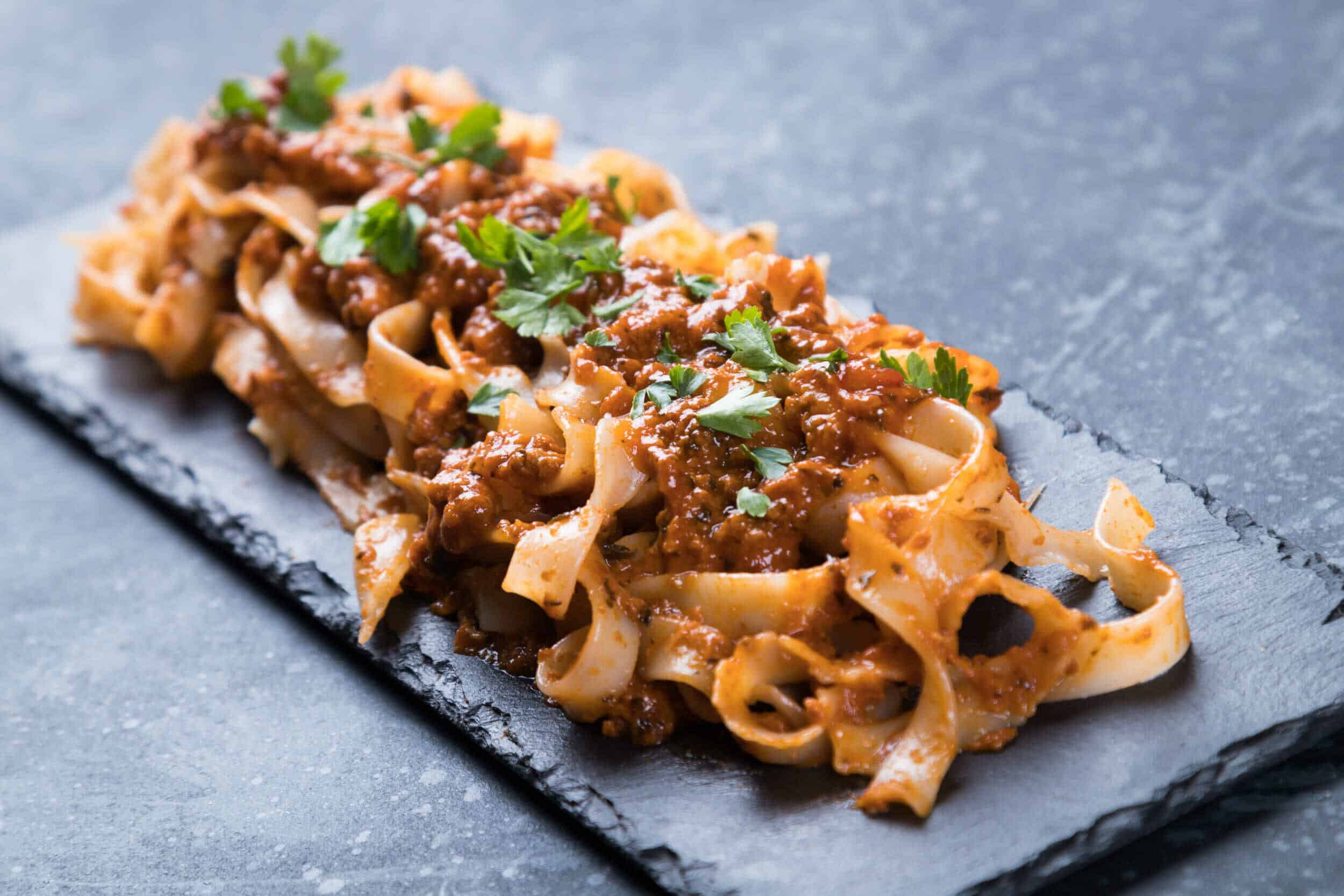 Pressure Cooker Beef Ragu Pappardelle - Hey Recipe