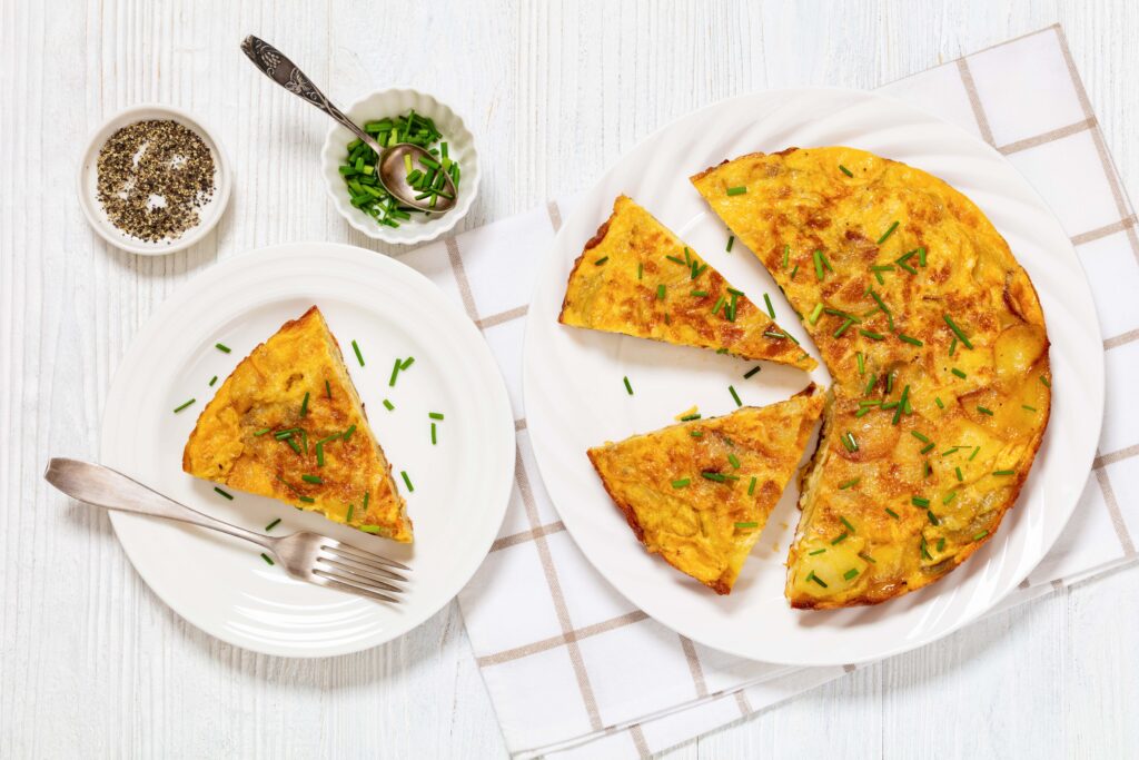 Spanish Sunrise Omelet - Hey Recipe