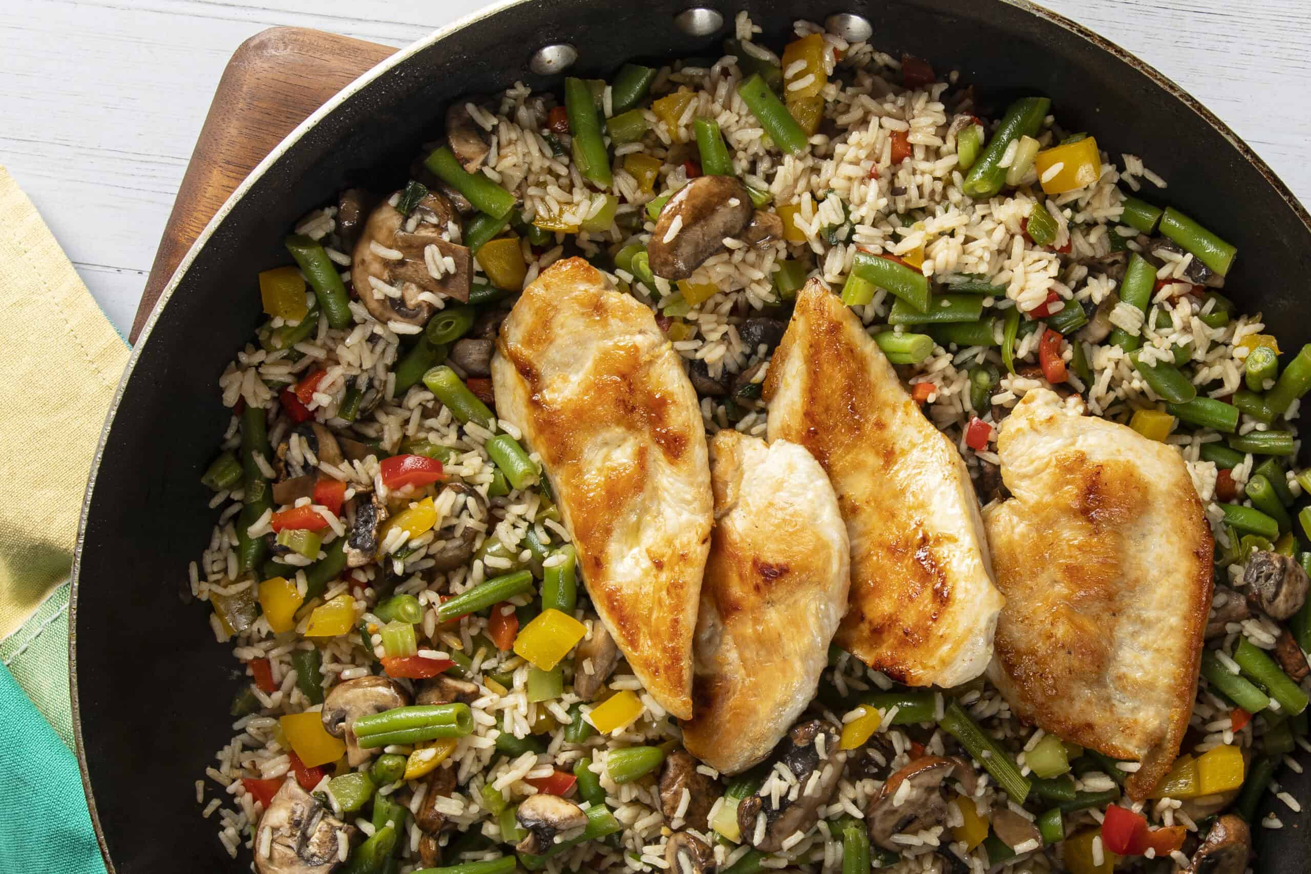 Chicken & Rice Skillet - Hey Recipe