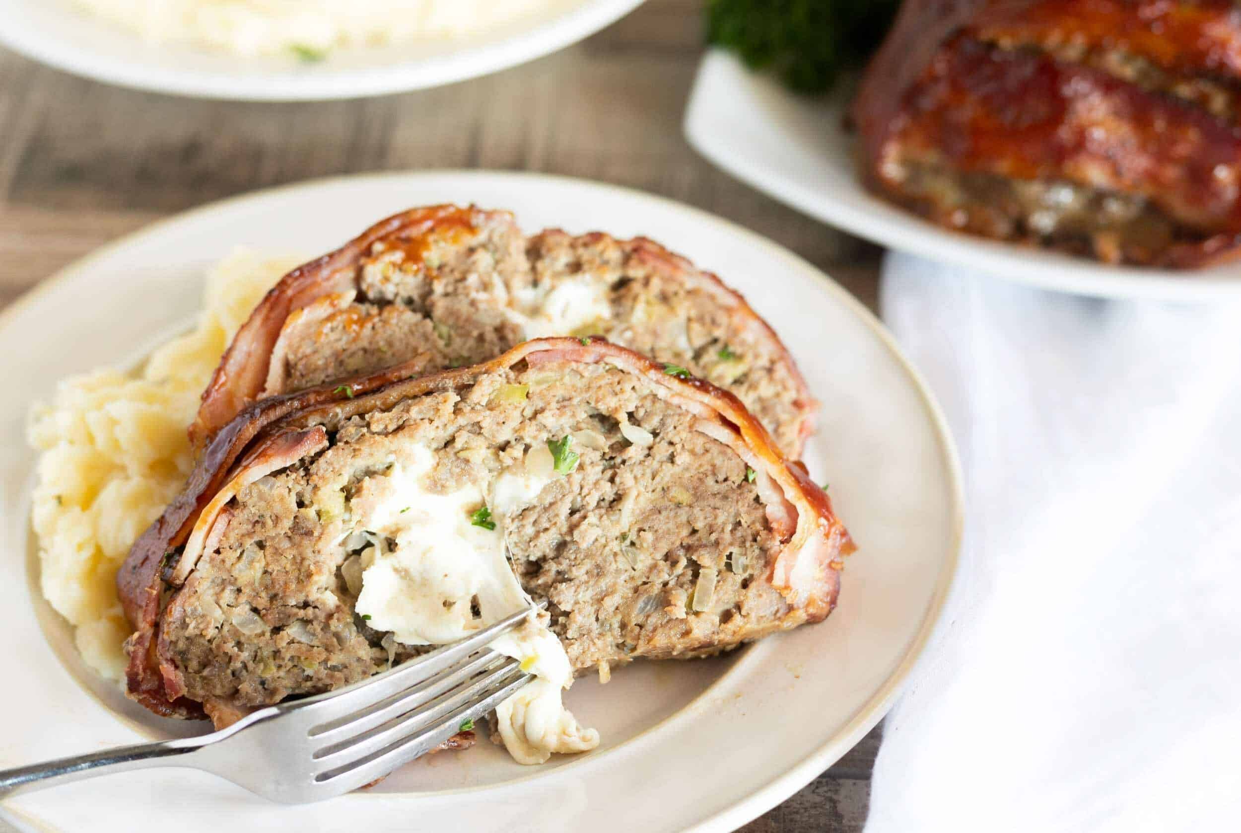 Meatloaf Stuffed Shells Stuffed Meatloaf - Hey Recipe