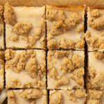 Golden crumb-topped lemon bars with creamy filling and crumbly streusel texture, perfect for dessert or afternoon snack. A delicious and visually appealing treat from Hey Recipe.